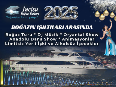 İncisu Yatı Boğaz Turu Yılbaşı Programı 2025